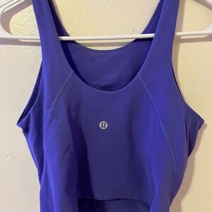 LULULEMON PURPLE CROPPED TANK